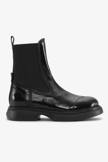 Mid Chelsea Boots | Black/Black