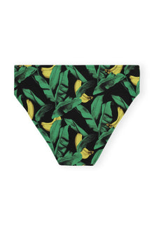 Mid Rise Bikini Bottom | Banana Tree Black