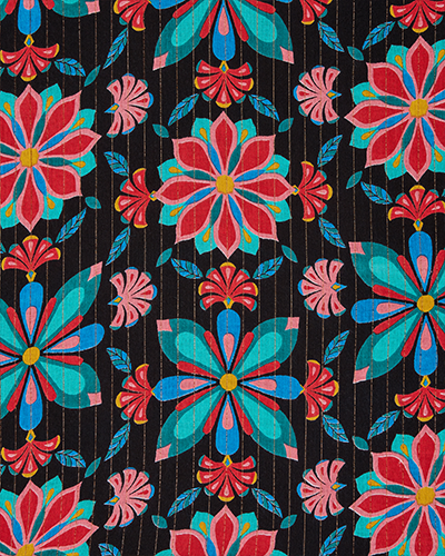 Mid Century Medallion - Perry Skirt - Ink - Printfresh