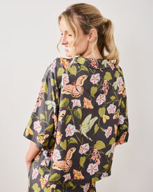 Midnight Flutter - Eco Satin Wildest Dreams Set - Slate - Printfresh