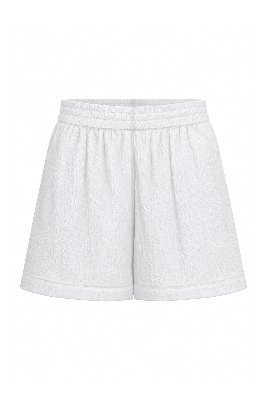 Mika Short | White Crepe