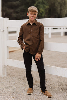 Boys | Mini John Shirt | Brown