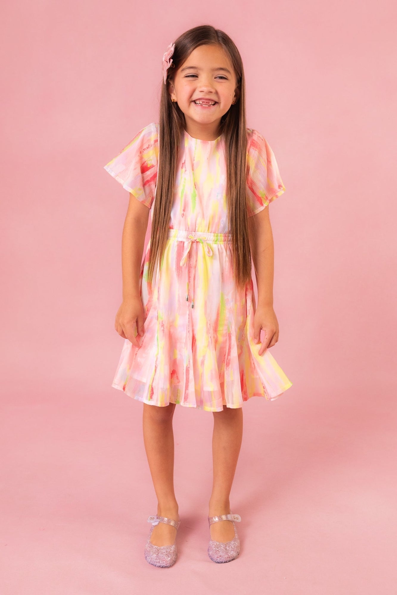 Girls | Mini Clouds Dress | Multi