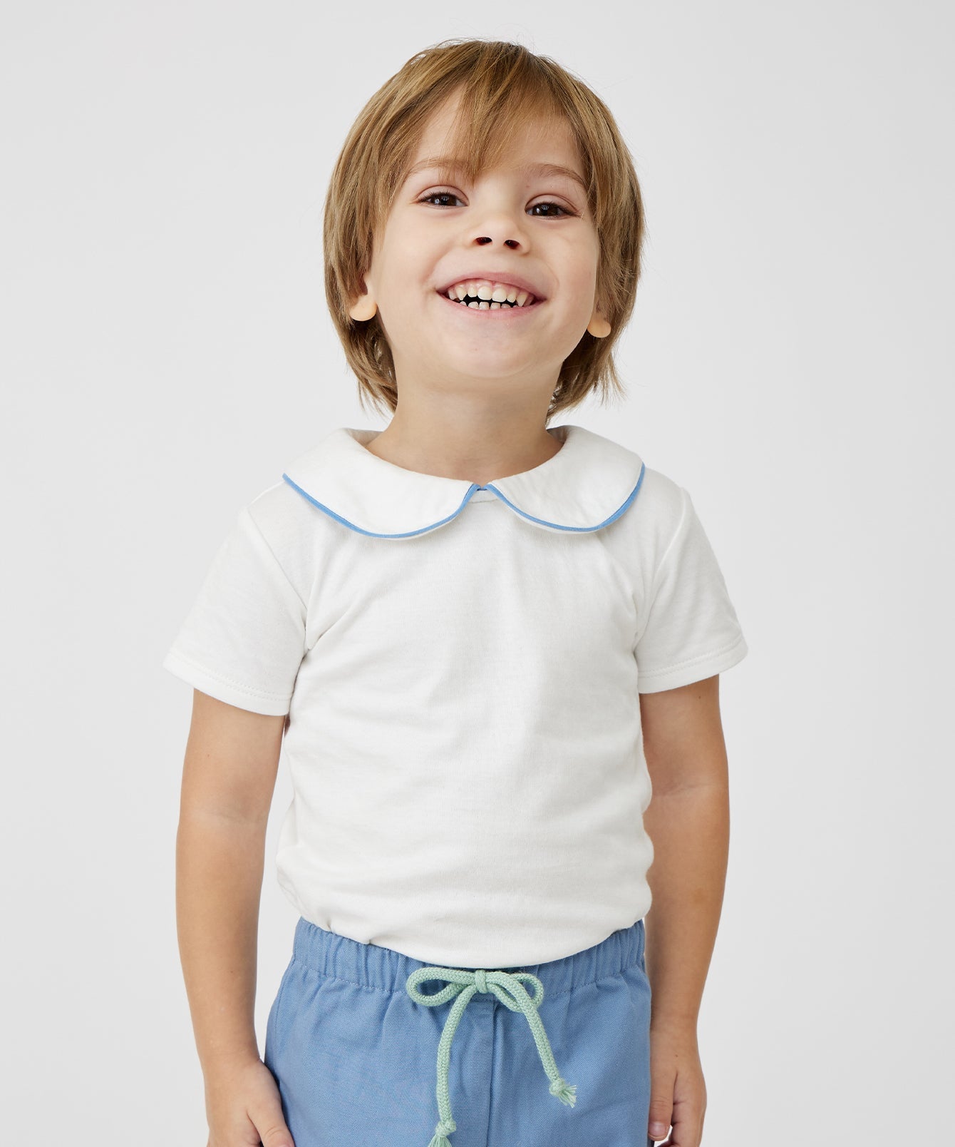 Boys | Pan One-piece | White/Blue