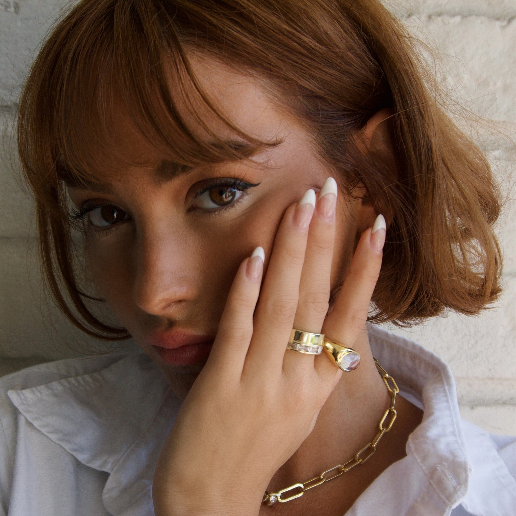 The Bordeaux Ring | 18K Yellow Gold-Plated