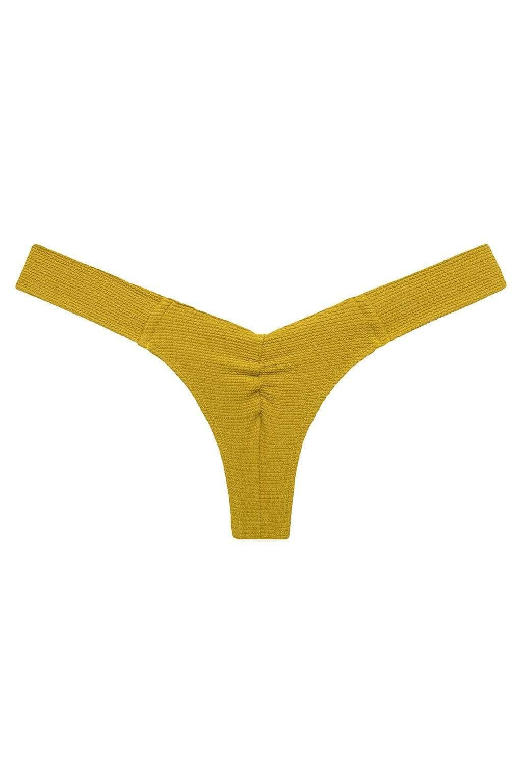Uno Bikini Bottom | Key Lime Micro Scrunch