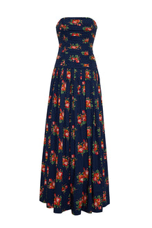Montreal Maxi Dress | Gemma Scarf Navy