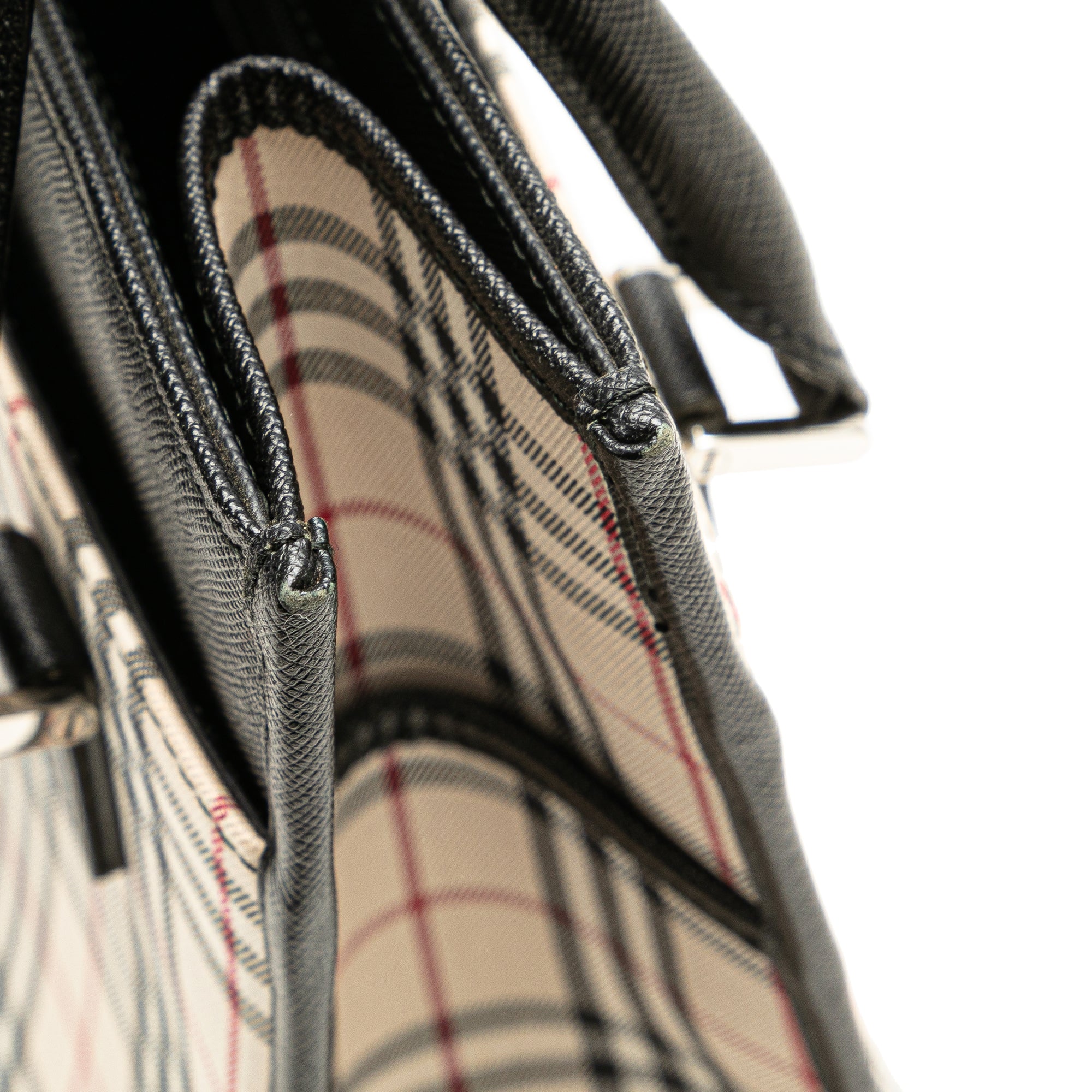 Burberry | Pre-Owned House Check Canvas Handbag | Brown/Beige