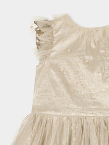 Girl | Bonheur Dress | Gold
