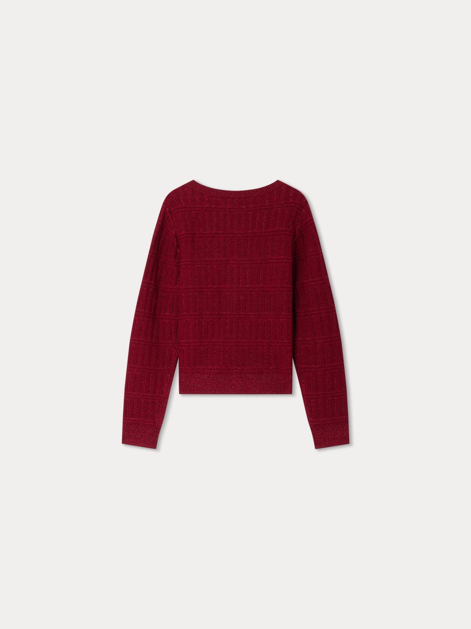 Girl | Giovanna Wool Cardigan | Burgundy