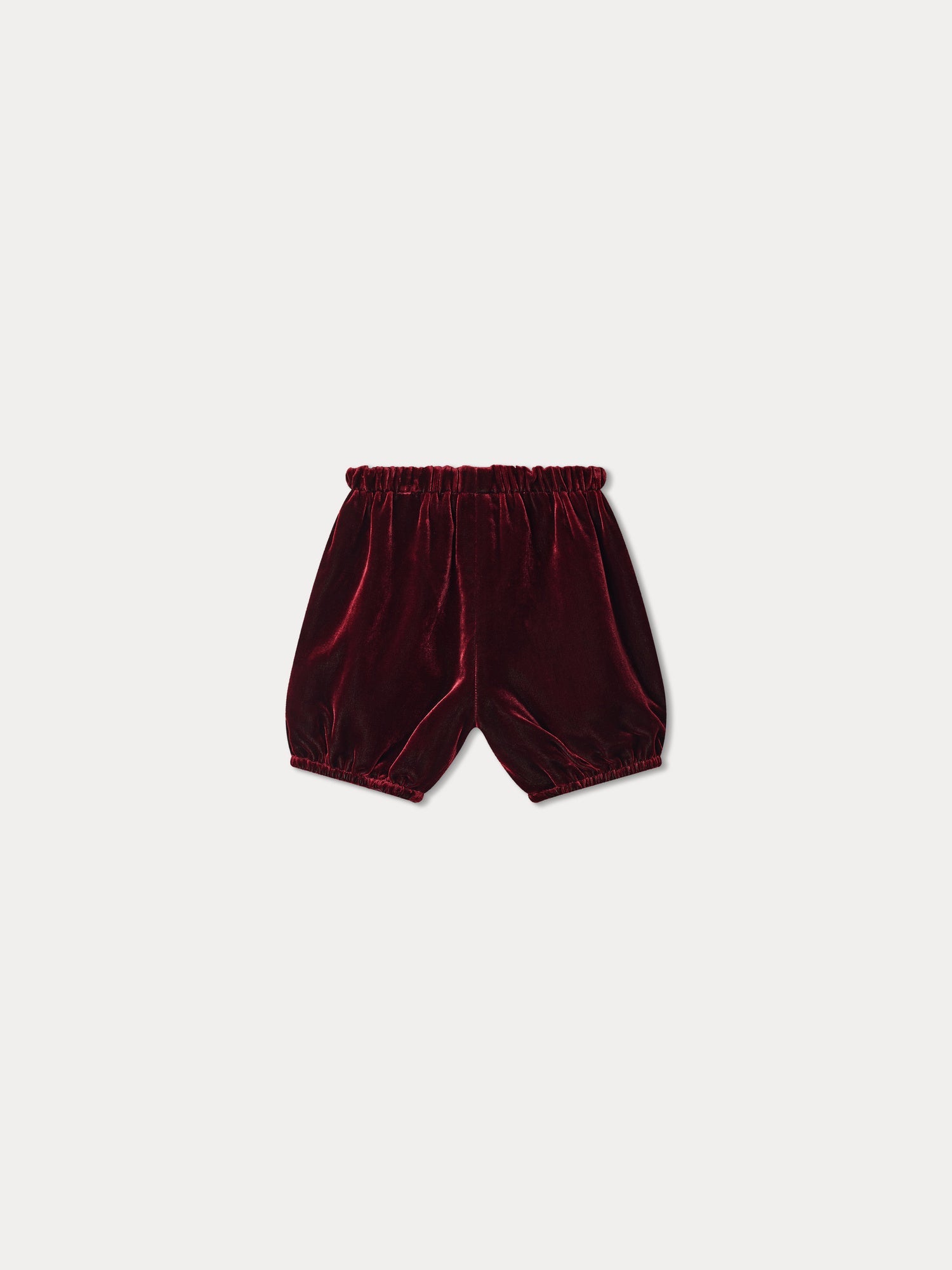Unisex | Doumi Silk Velvet Bloomers | Burgundy