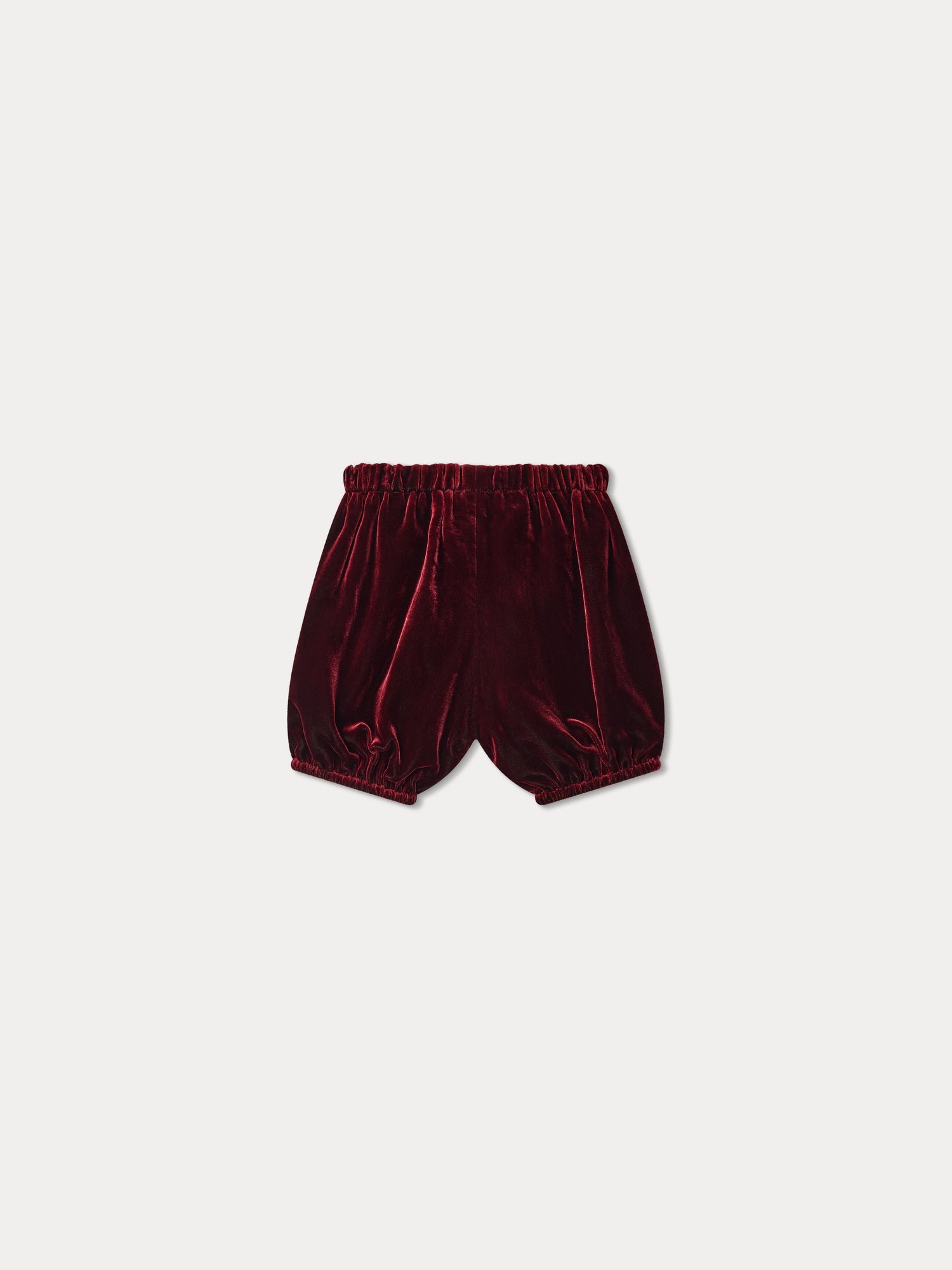 Unisex | Doumi Silk Velvet Bloomers | Burgundy