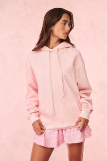 Nacova Floral Cotton Hoodie | Ibiza Sunset