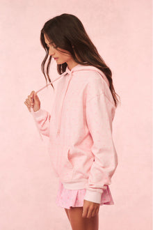Nacova Floral Cotton Hoodie | Ibiza Sunset