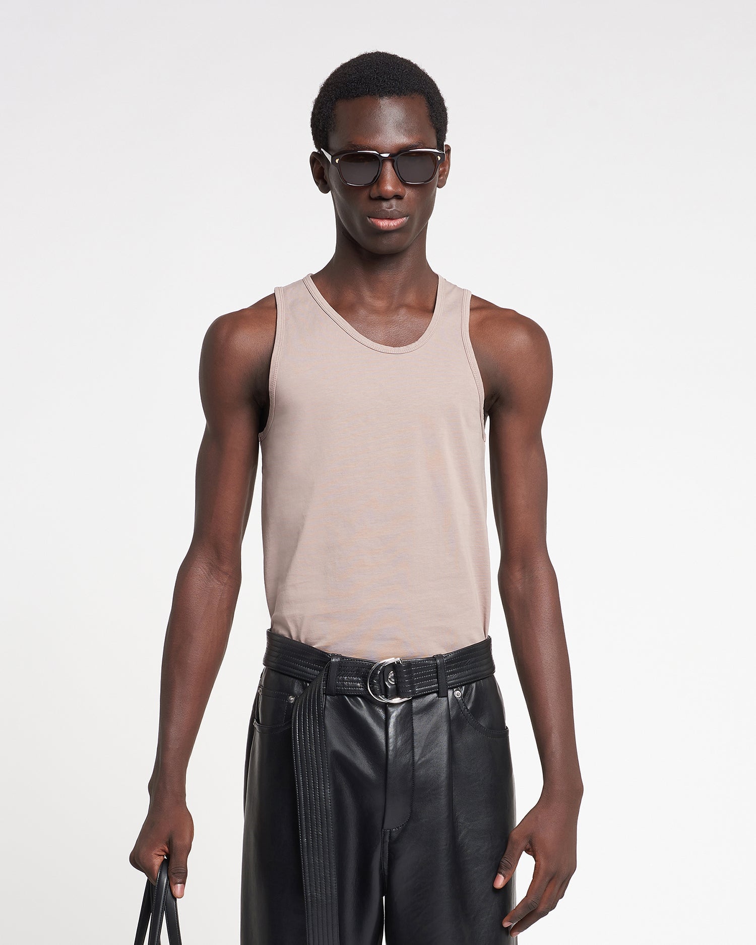 Aziz Organically Grown Cotton Tank Top | Nut