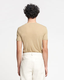 Mens | Jenno Mesh-Jersey T-Shirt | Pale Olive