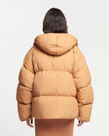 Unisex | Jolyn Tech Poplin Puffer Jacket | Biscuit