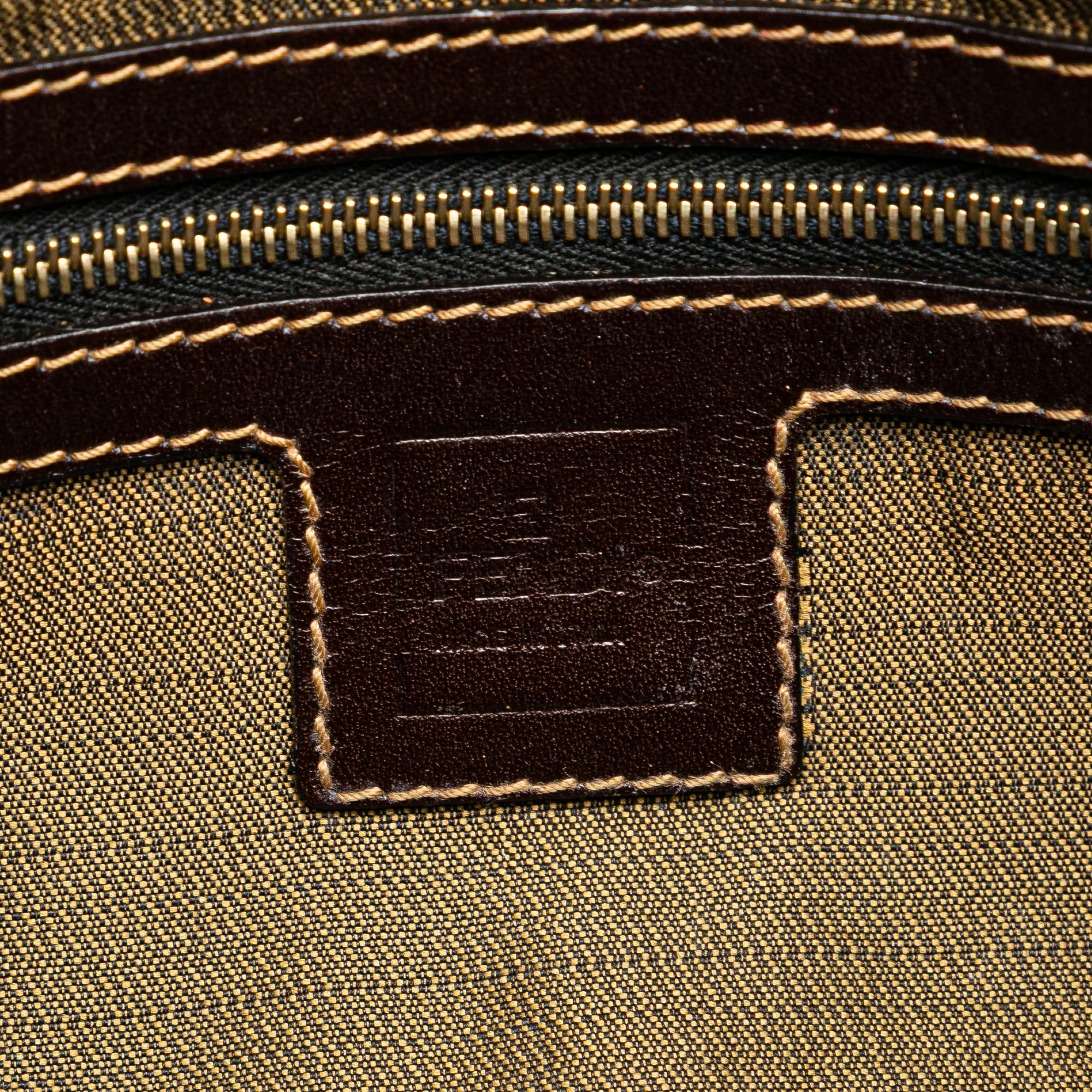 Fendi | Pre-Owned Zucca Canvas Shoulder Bag - III | Brown