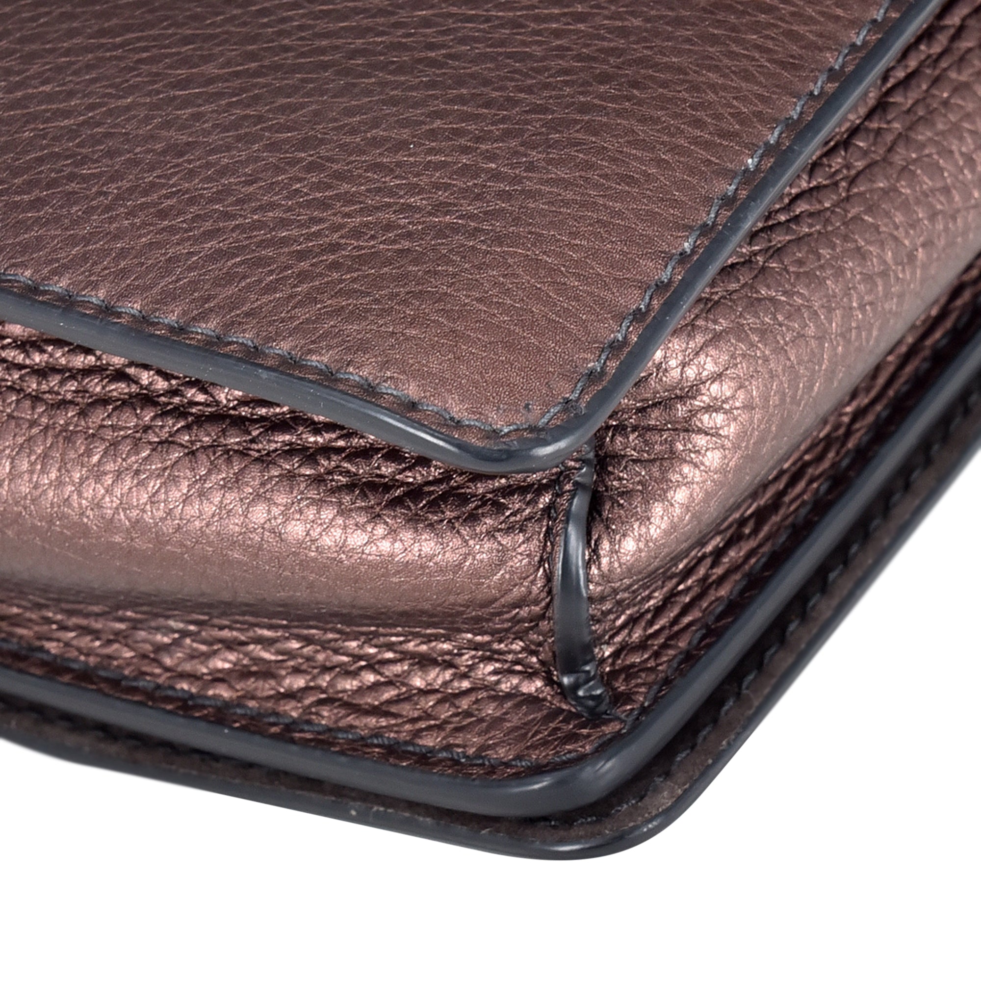 Dior | Pre-Owned Medium J'Adior Chain Flap | Brown/Bronze