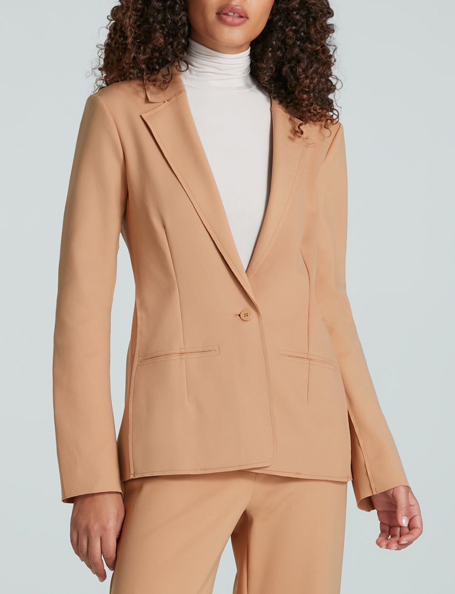 Neoprene CEO Blazer::Camel::Front