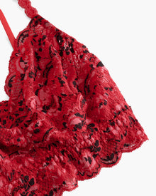 Red Bralette - Never  Say Never Ombre Sweetie Bralette