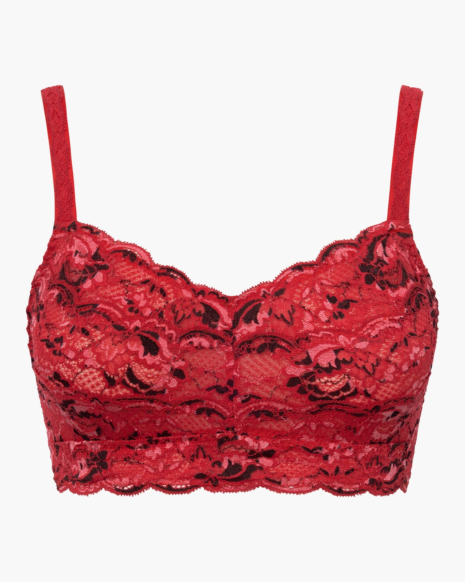 Red Bralette - Never  Say Never Ombre Curvy Sweetie Bralette