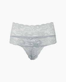 Gray Thong - Never Say Never High Waisted Thong