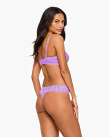 Purple Thong - Never Say Never Cutie Low Rise Thong