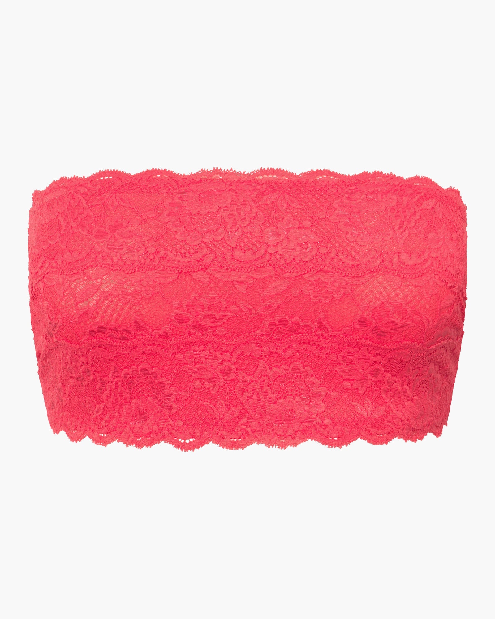 Pink Bralette - Never Say Never Curvy Flirtie Bandeau Bra
