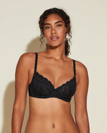 Black Bra - Never Say Never Side Support Bra