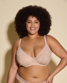 Beige Bra - Never Say Never Side Support Bra