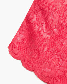 Pink Bralette - Never Say Never Plungie Longline Bralette