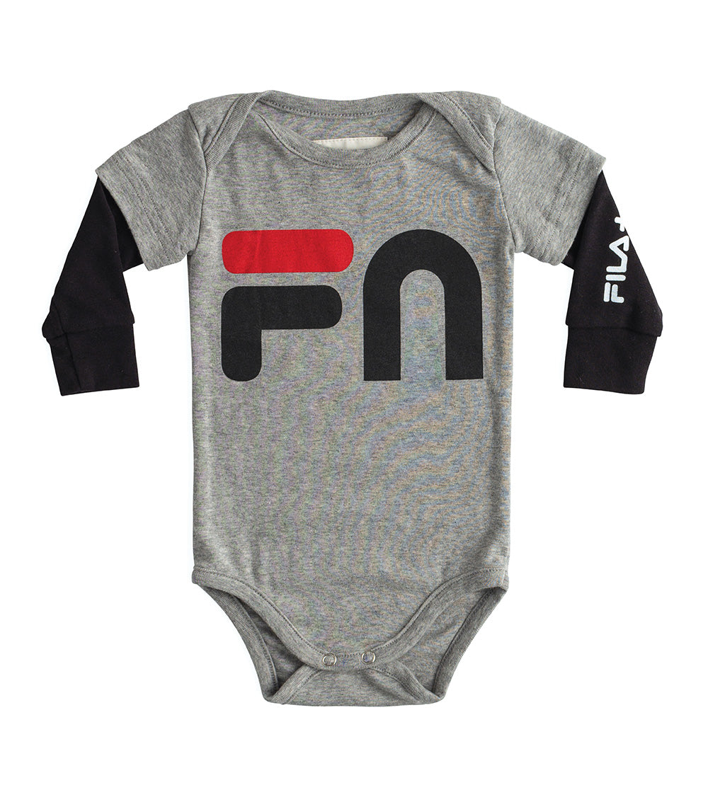 Kid | Fn Onesie | Heather Grey