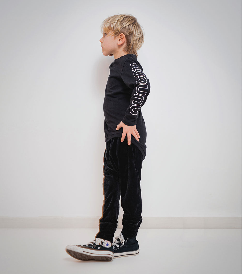 Kid | Nununu Penguin Shirt | Black