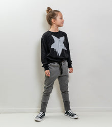 Kid | Vintage Sweatpants | Dyed Dark Grey