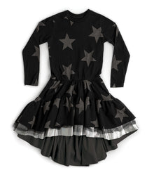 Kid | Festive Star Dress | Black