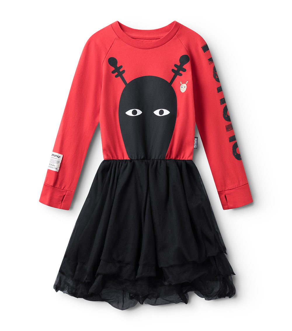 Kid | Mr. Dude Tulle Dress | Red