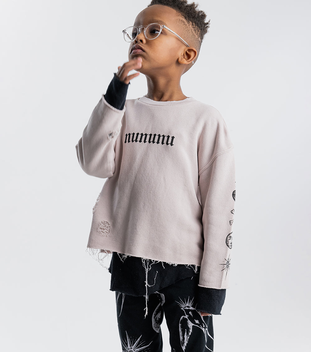 Kid | All Inked! Leggings | Smokey Natural