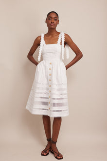 Nidhi Dress | White