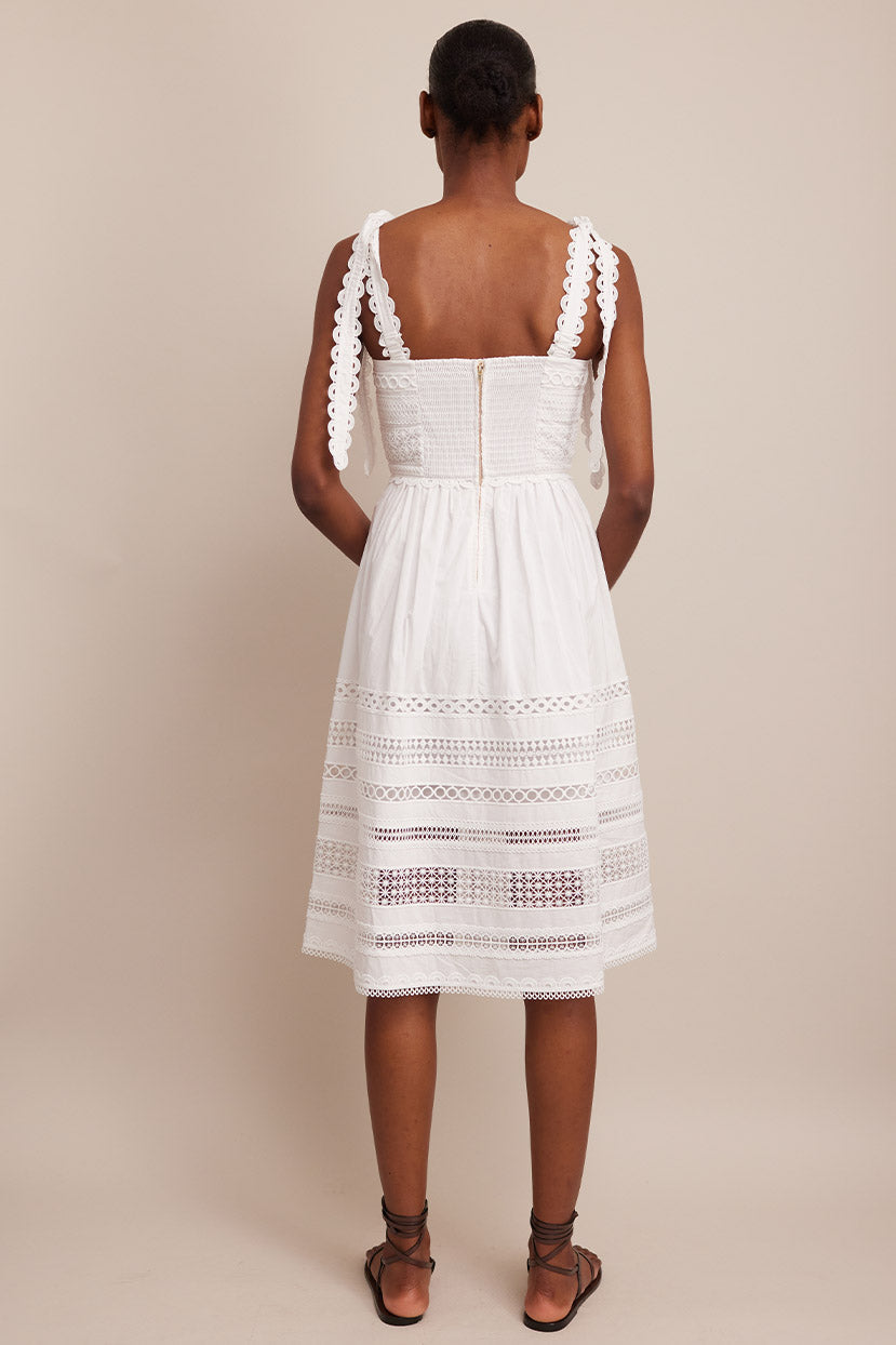 Nidhi Dress | White