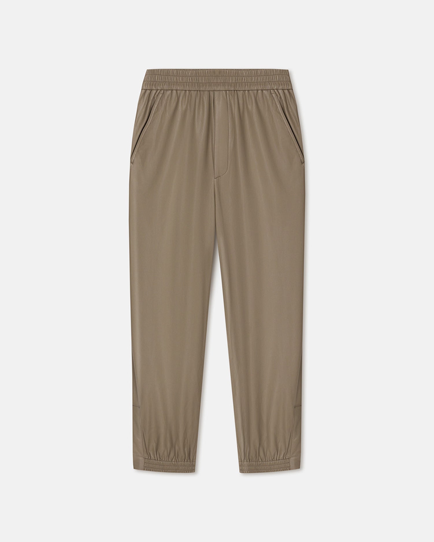 Mens | Goro Vegan Leather Pants | Light Khaki