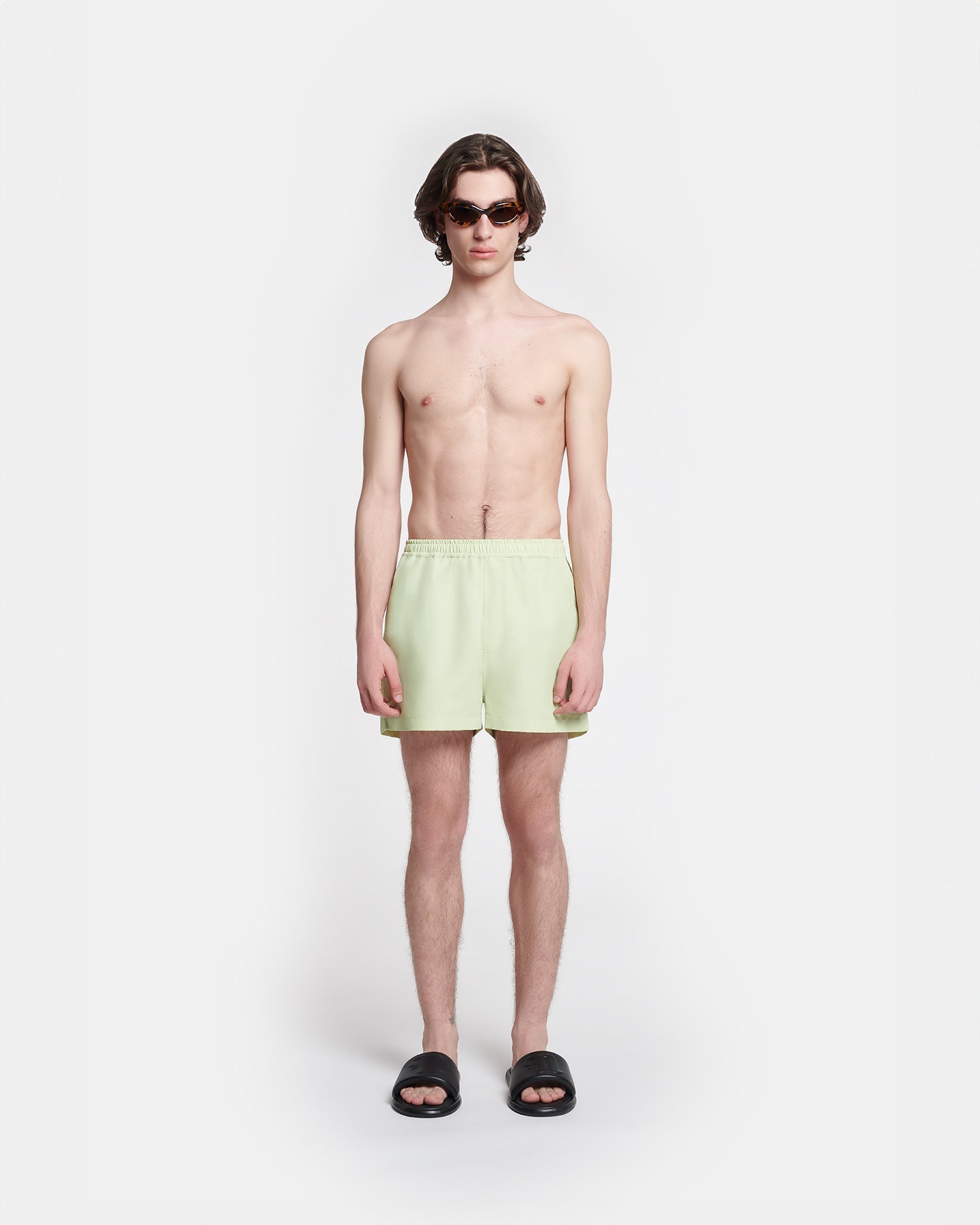 Amil Swim Shorts | Shadow Lime