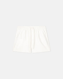 Mens | Amil Okobor Alt-Leather Shorts | White