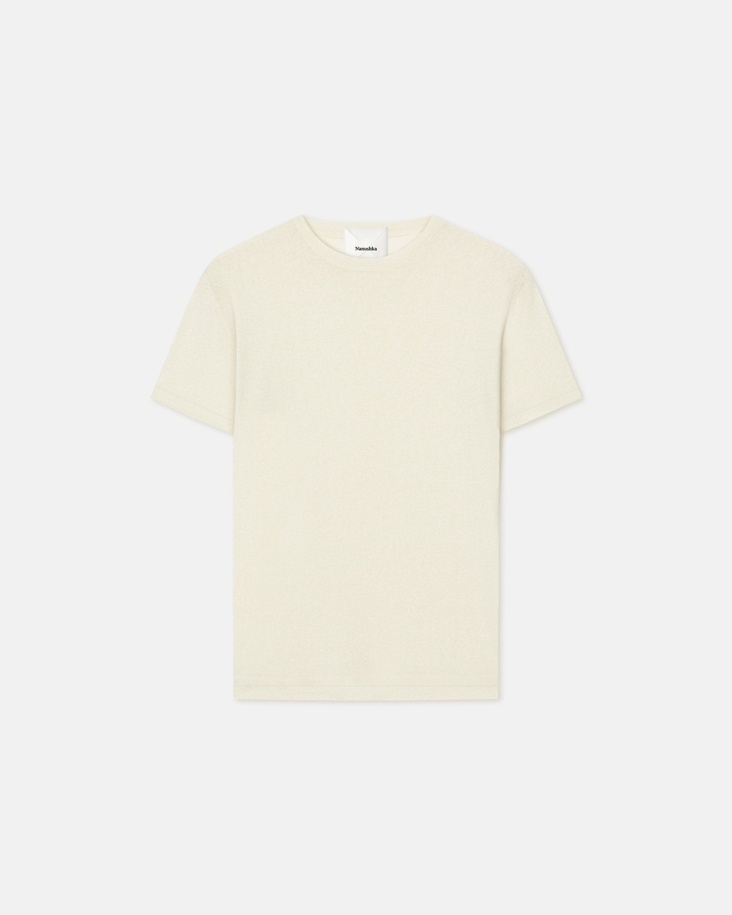 Jenno Mesh-Jersey T-Shirt | White Wax