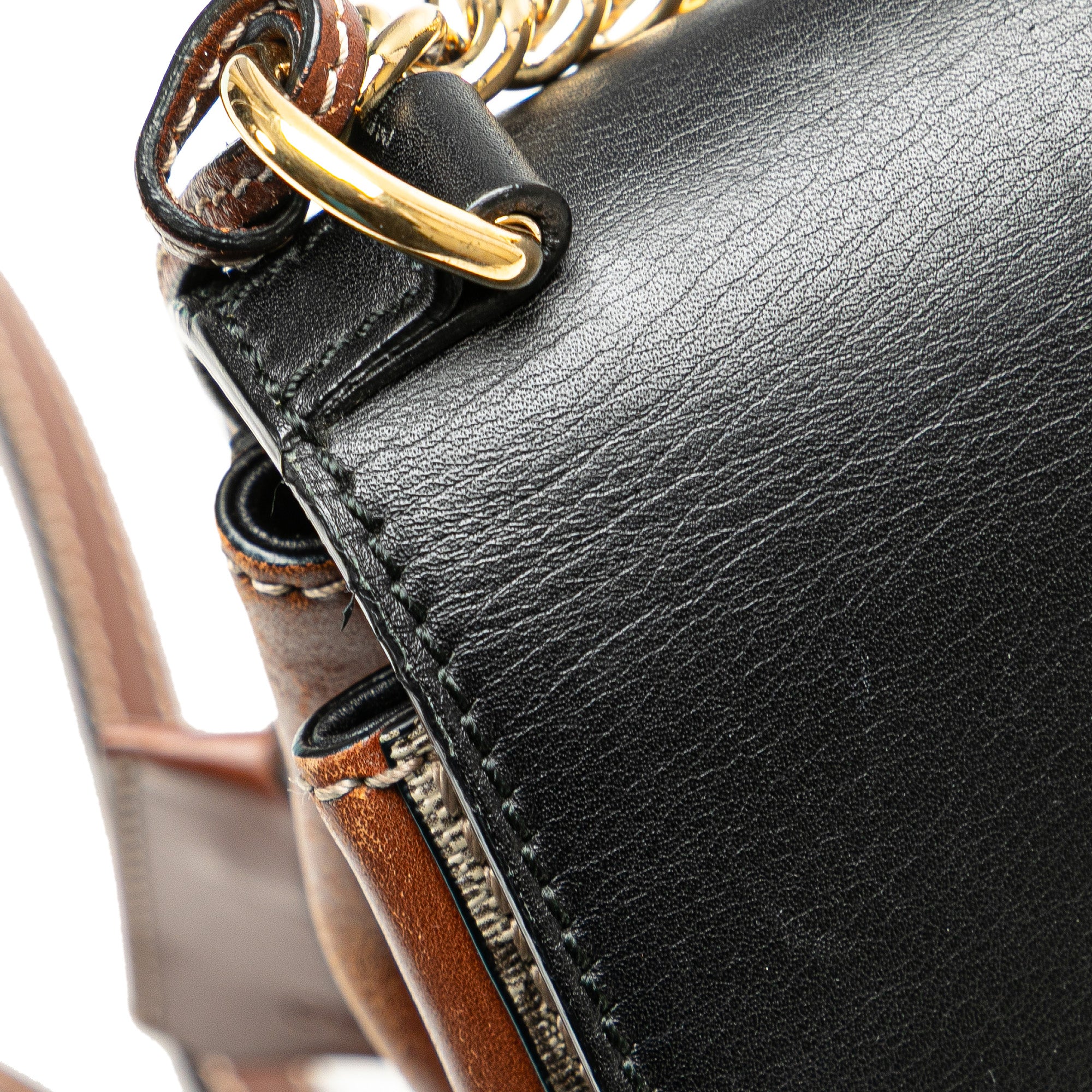 Gucci | Pre-Owned GG Supreme Padlock Backpack | Brown/Beige/BlackBlack