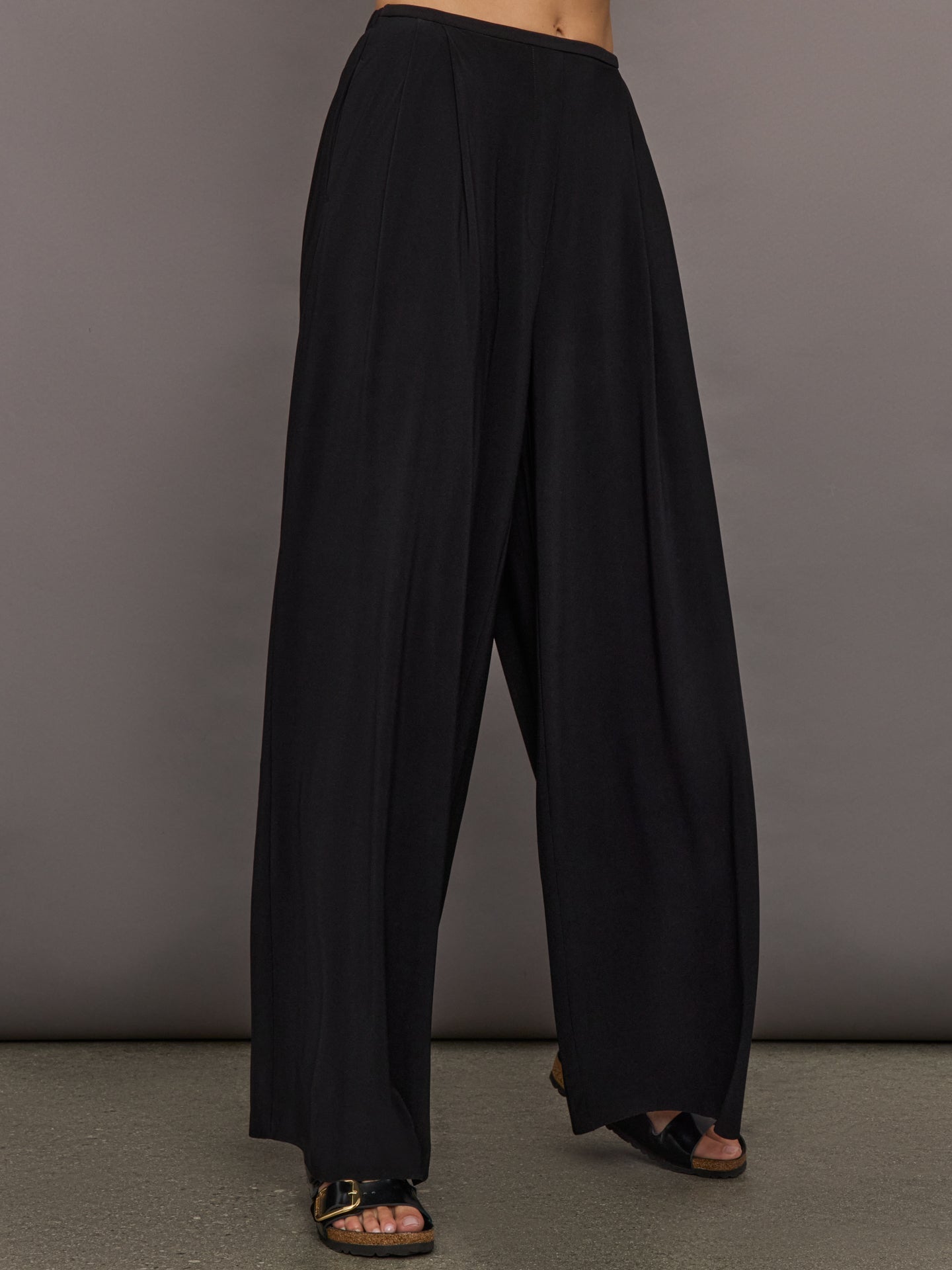 Pleat Pant | Black