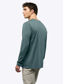 Mens | AO Forever Long Sleeve Tee | Classic-Fit PYCA Pro | North Atlantic