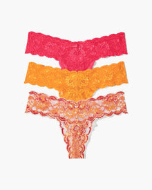 Multi Thong - Never Say Never 3 Pack Cutie Thong