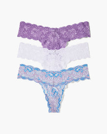 Multi Thong - Never Say Never 3 Pack Cutie Thong