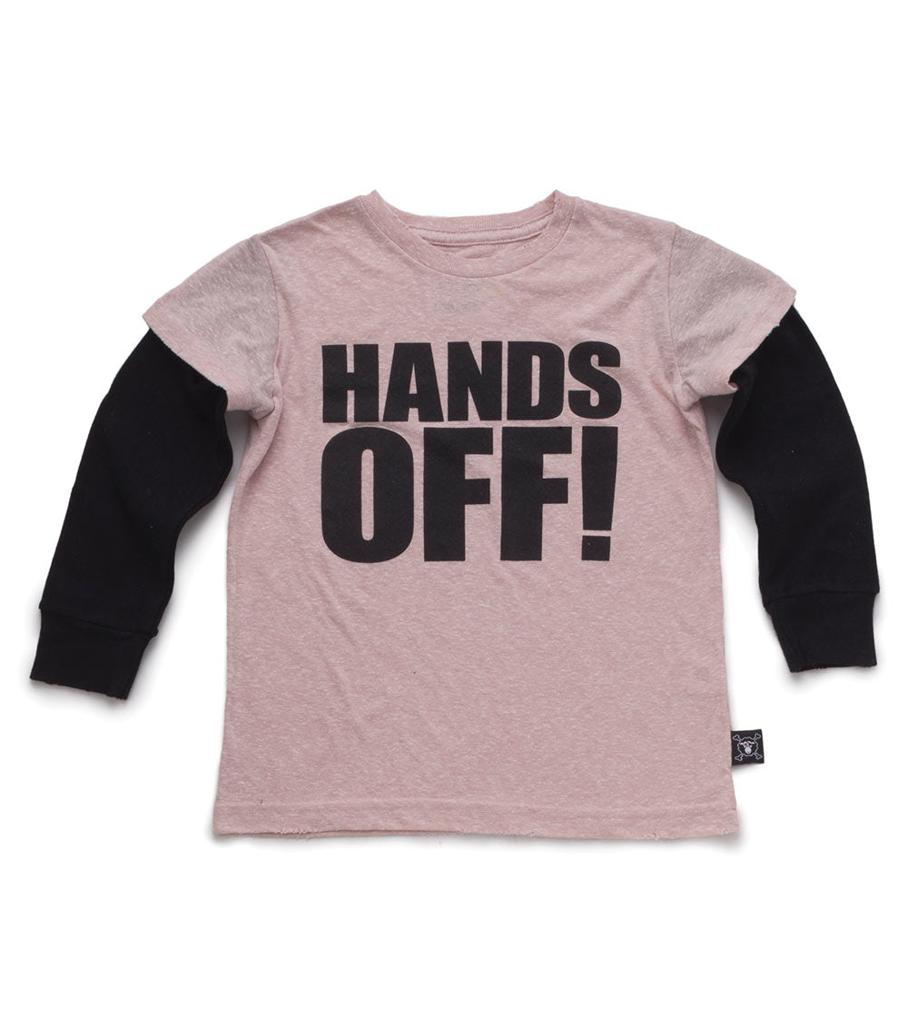 Kid | Hands Off! Shirt | Powder Pink